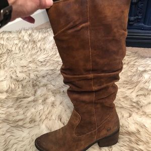 Tan BOC boots